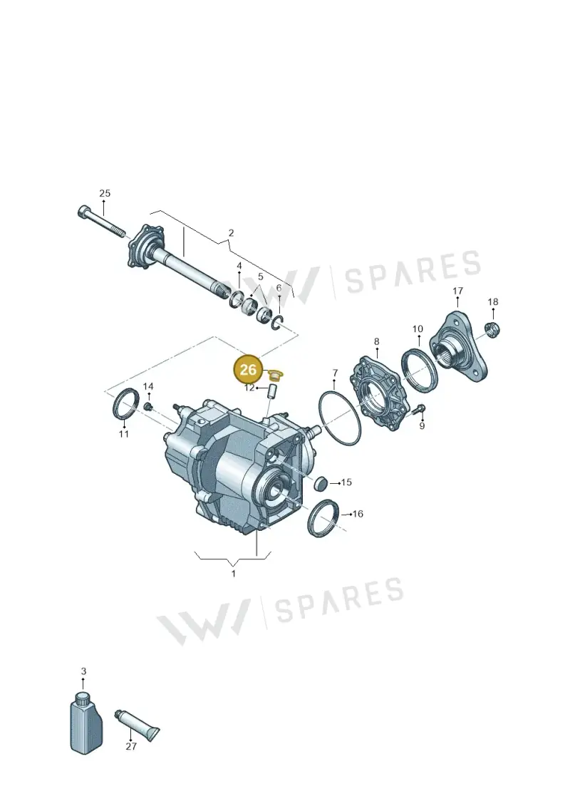 02M409120 — SEAT Leon ST Stylance (2016-2020) diagram 409053051, position 26