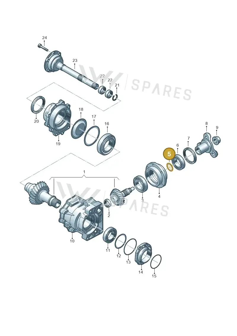 02M409280B — SEAT TOLEDO/LEON/LEON-4 (2001-2006) diagram 194409470, position 5