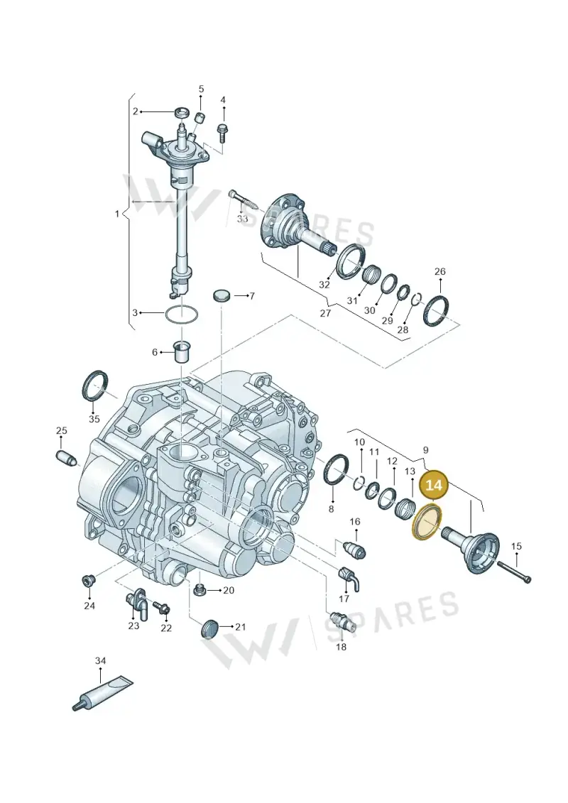 02M409375 — SEAT Tarraco FR (2018-2024) diagram 827330020, position 14