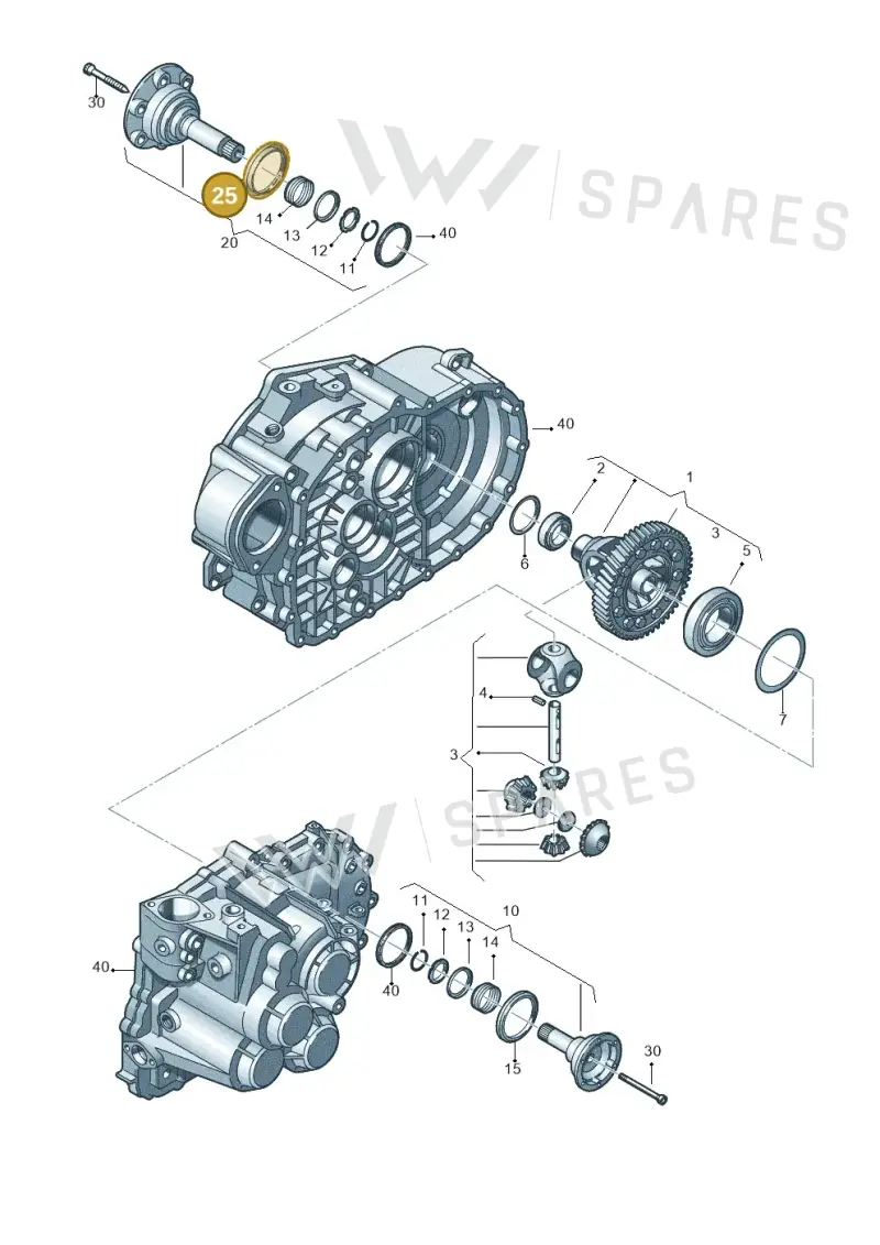 02M409375A — SEAT Ibiza Reference (2012-2012) diagram 405409310, position 25