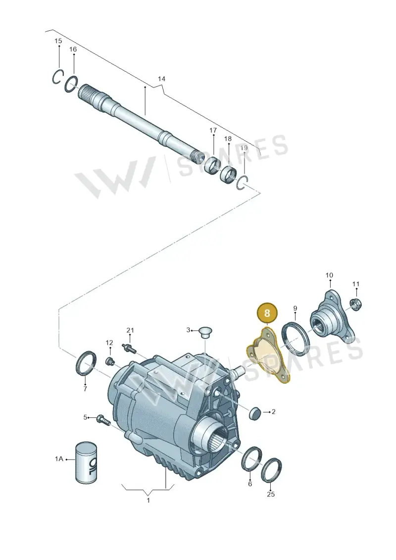 02M409407 — SEAT Alhambra Stylance (2010-2013) diagram 634409400, position 8