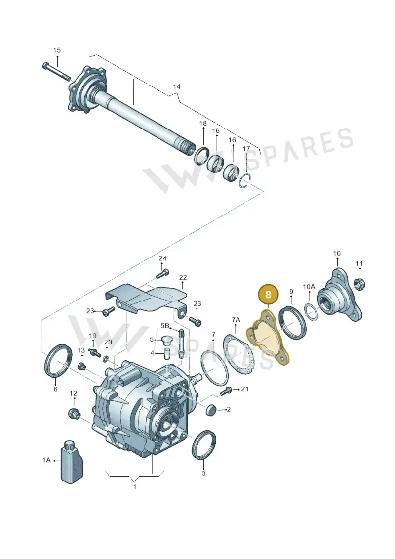 02M409407 — SEAT Altea XL Reference (2013-2013) diagram 649409410, position 8