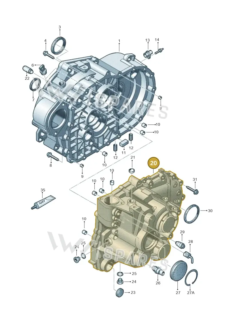02Q301103J — SEAT ALTEA                  07> (2006-) diagram 420301450, position 20
