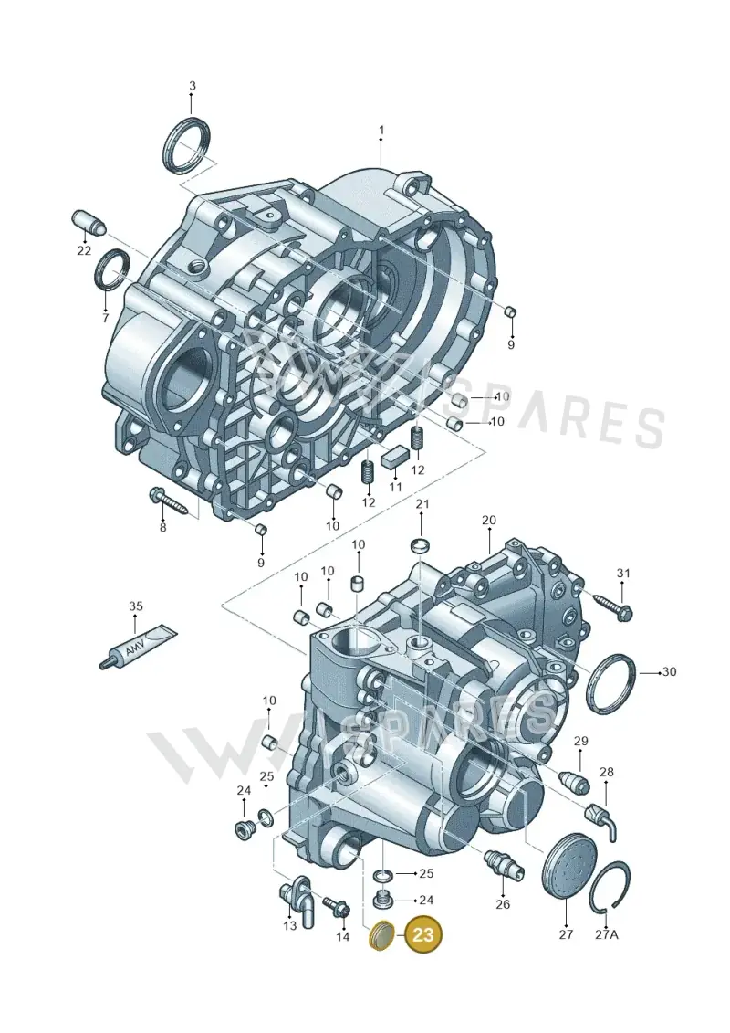 02Q301211 — SEAT Ibiza Stylance (2015-) diagram 746301340, position 23