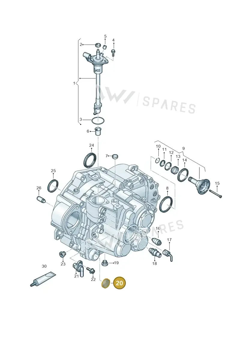 02Q301211 — SEAT Leon ST Stylance (2016-2020) diagram 813300561, position 20