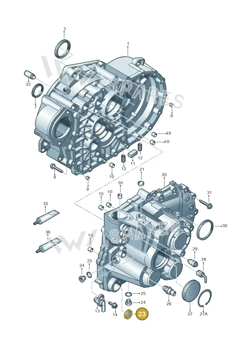 02Q301211 — SEAT Ateca Style (2016-) diagram 868301450, position 23