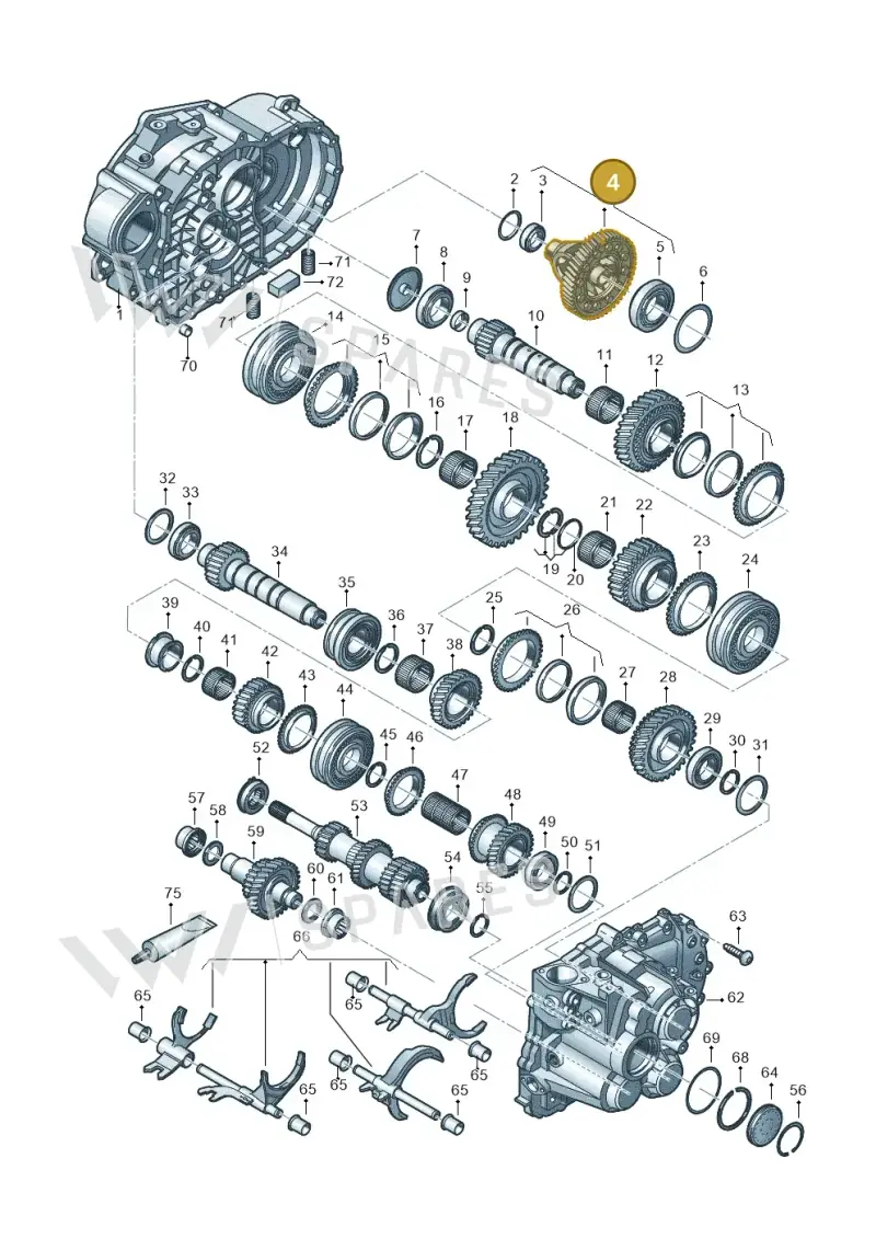02Q409021T — SEAT Leon ST Stylance (2016-2020) diagram 813300552, position 4