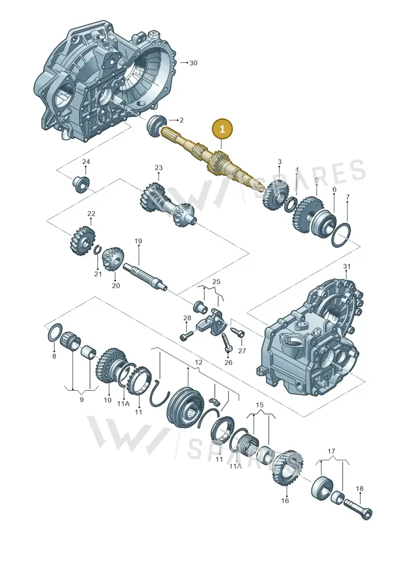 02S311103J — SEAT Ateca Style (2016-) diagram 746311310, position 1