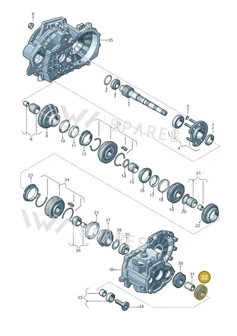 02S311166AN — SEAT Ateca Style (2016-) diagram 746311300, position 32