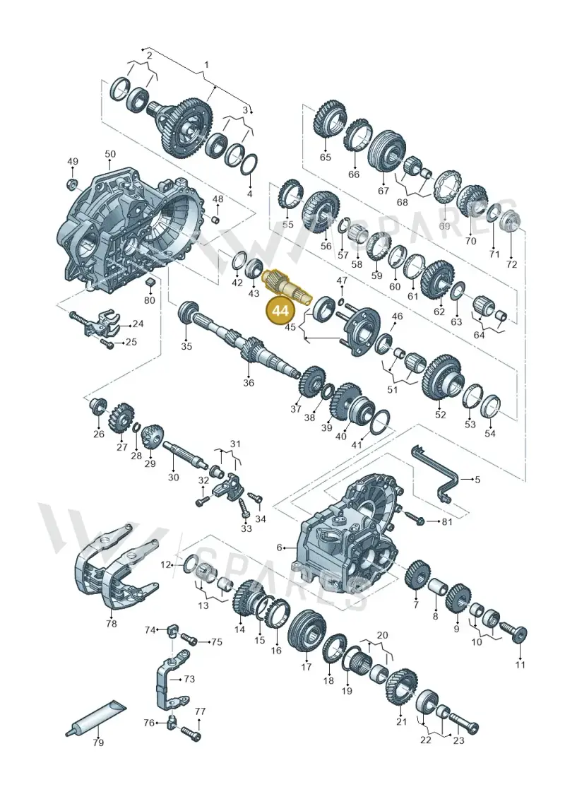 02S311205AB — SEAT Ibiza FR (2017-) diagram 827320030, position 44