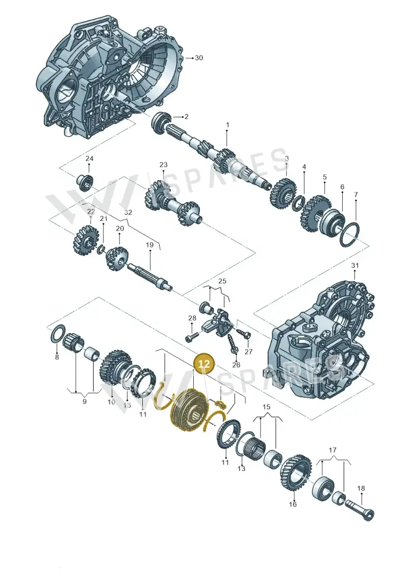 02S311241F — SEAT Ibiza FR (2017-) diagram 890311320, position 12