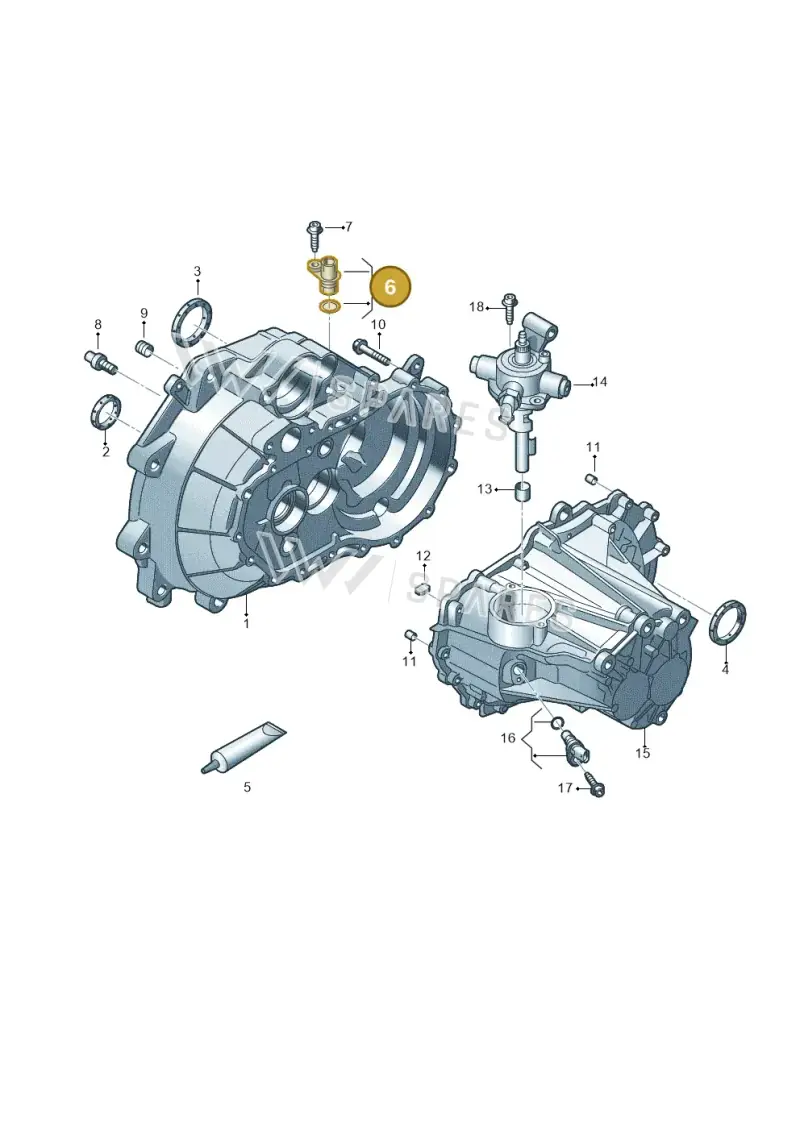 02T301115B — SEAT Ibiza Stylance (2015-) diagram 723301020, position 6