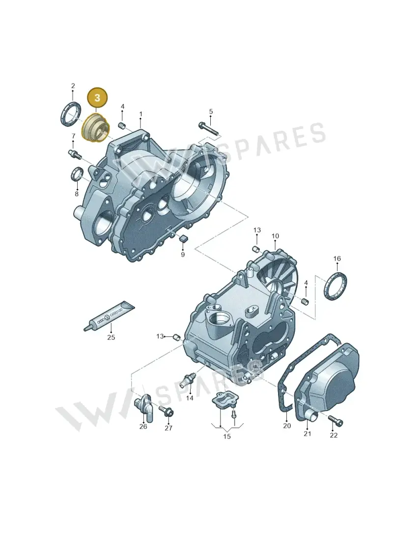 02T301192C — SEAT Leon ST Stylance (2016-2020) diagram 746301310, position 3
