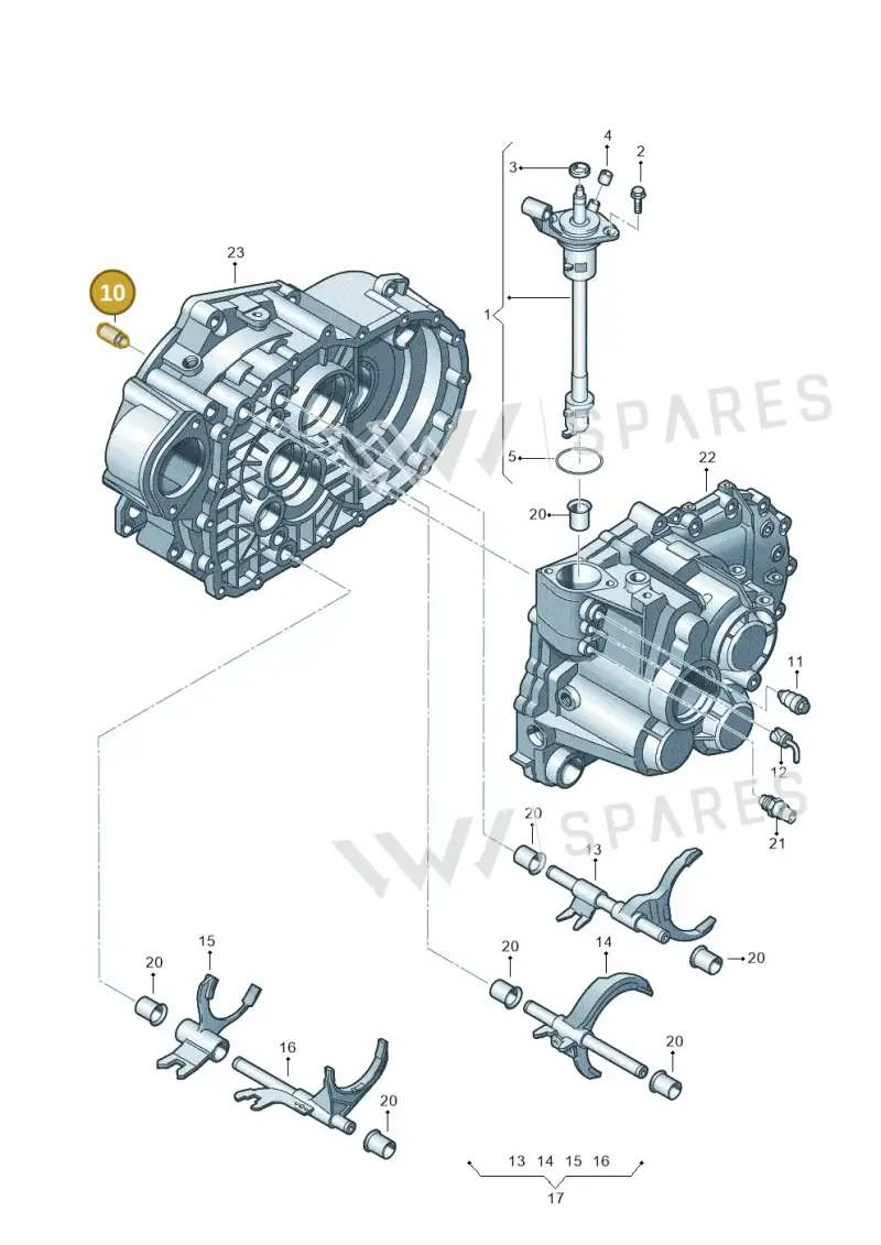 02T301234F — SEAT Ibiza Stylance (2015-) diagram 746311900, position 10