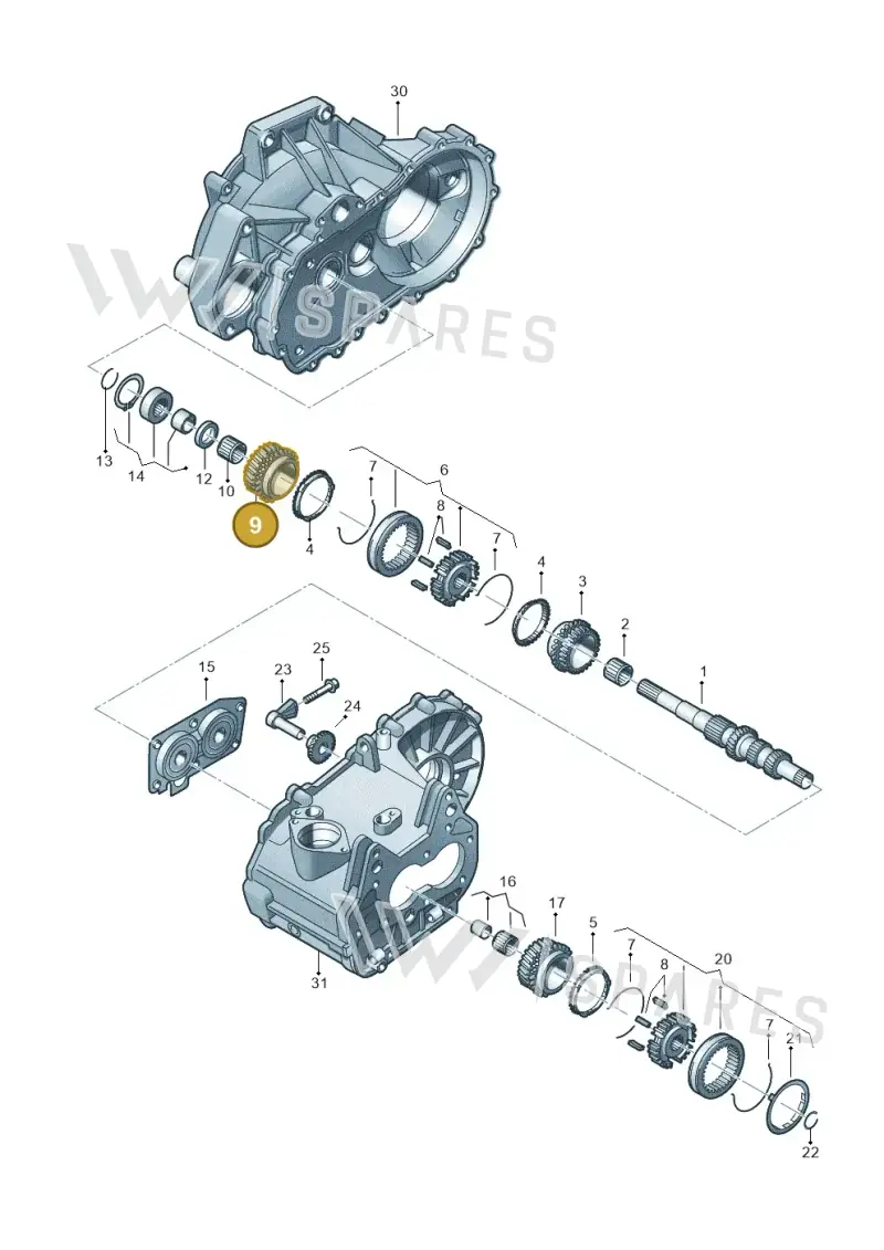 02T311145AP — SEAT Leon ST Stylance (2016-2020) diagram 746311100, position 9