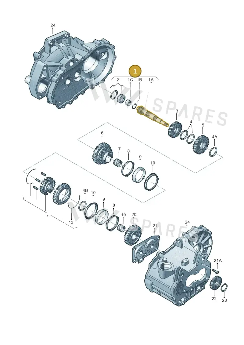 02T311198R — SEAT Altea XL Reference (2013-2013) diagram 225311320, position 1