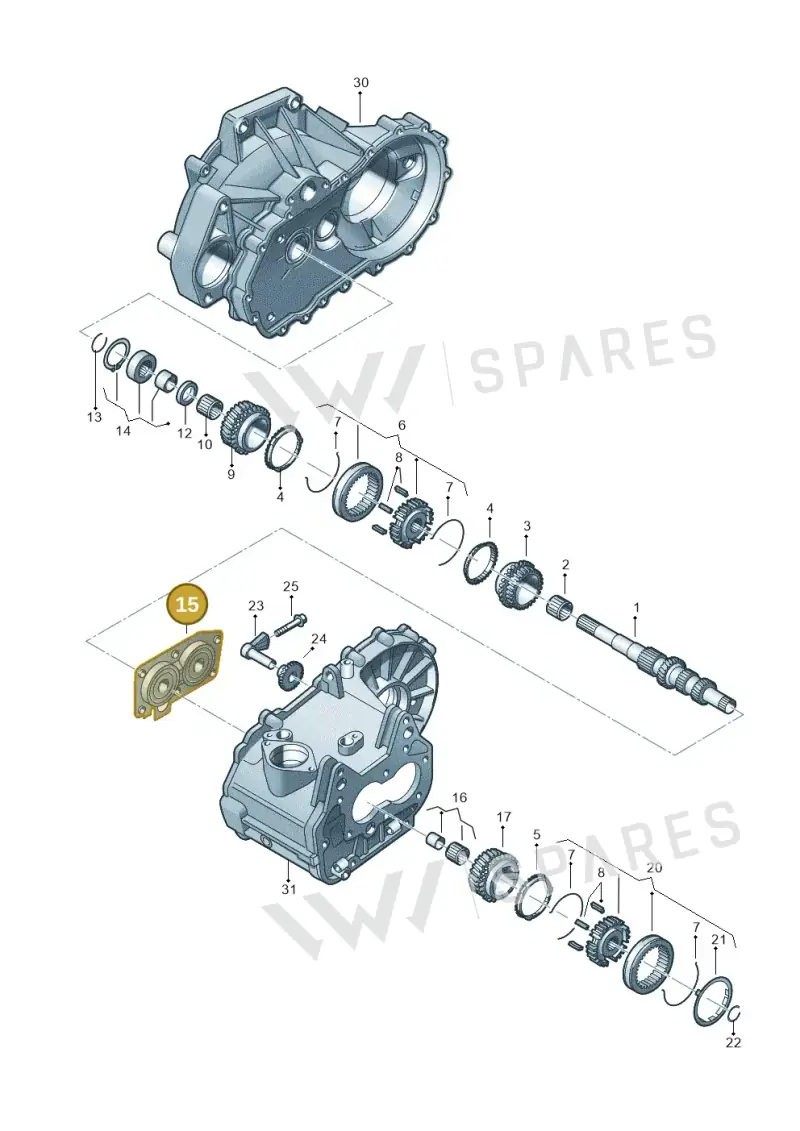 02T311206J — SEAT Ibiza FR (2017-) diagram 746311100, position 15