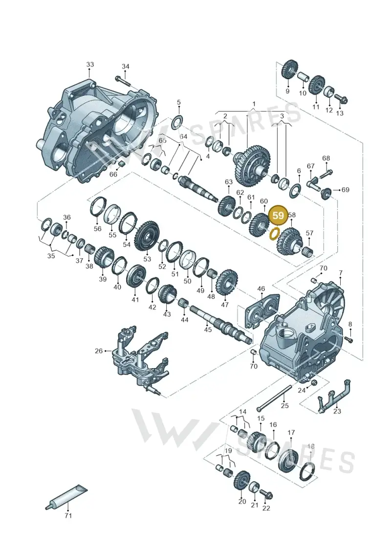02T311321 — SEAT Ibiza FR (2017-) diagram 495300120, position 59