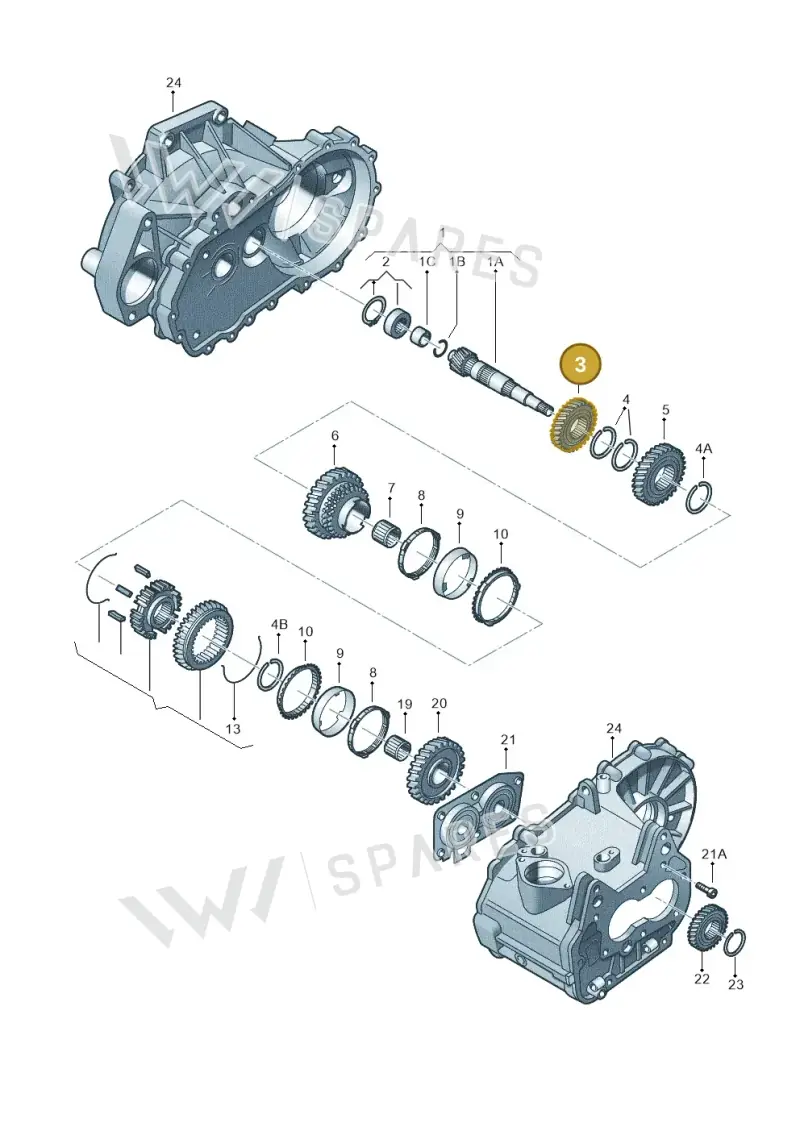 02T311351D — SEAT Altea XL Reference (2013-2013) diagram 225311320, position 3