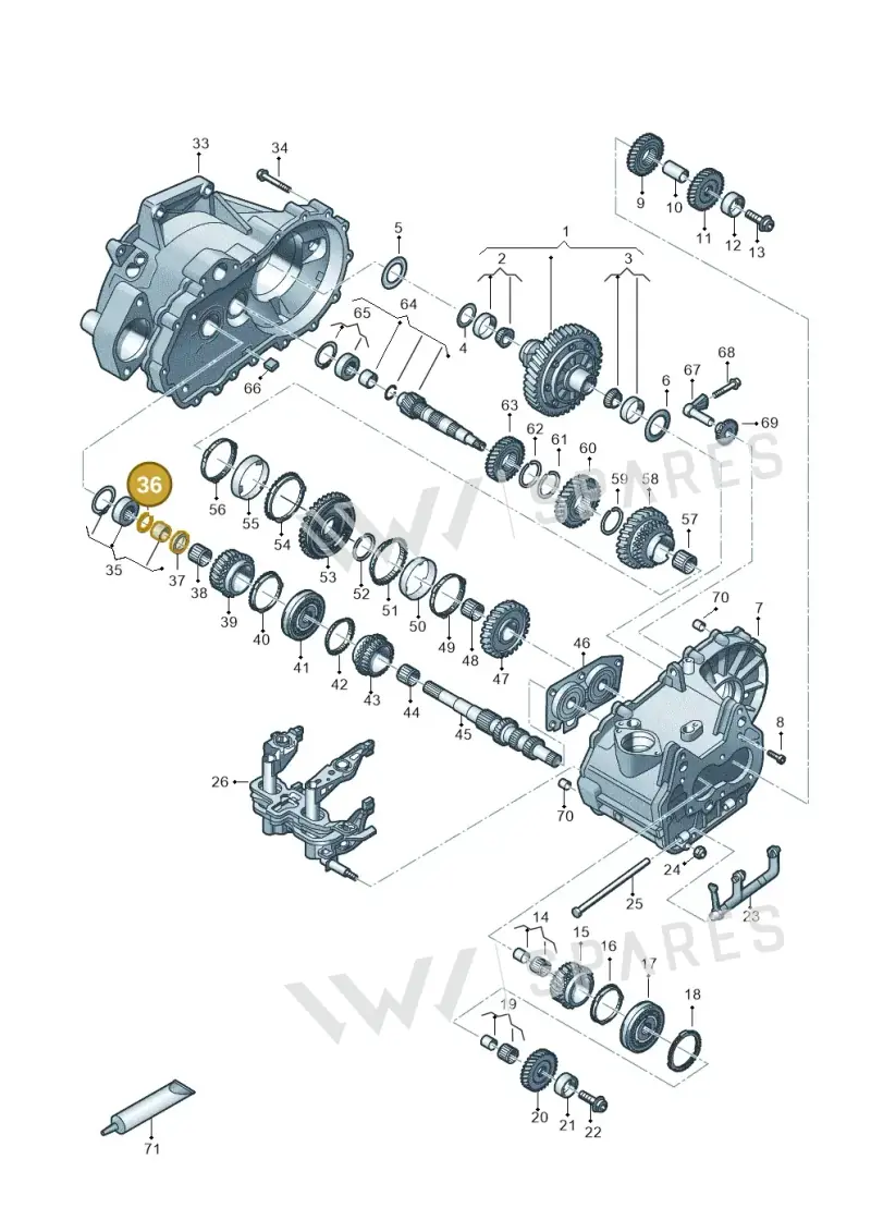 02T398008 — SEAT Ibiza FR (2017-) diagram 495300120, position 36