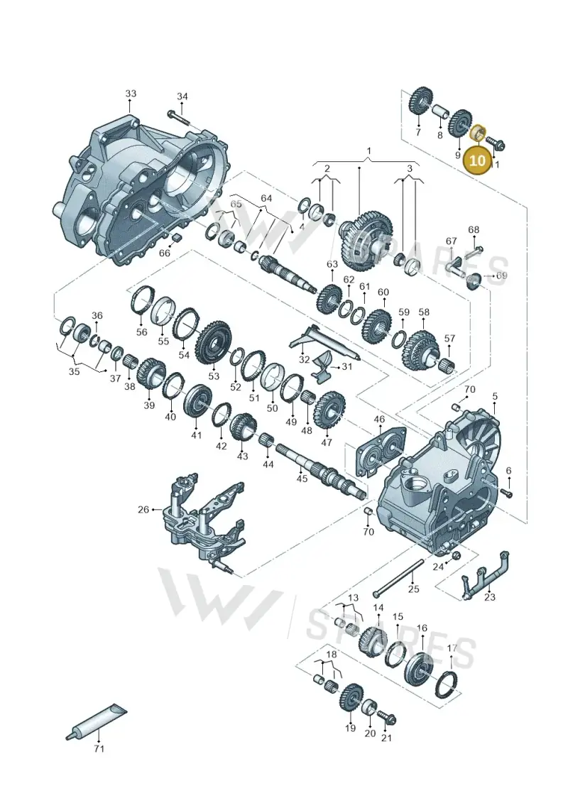 02U311122G — SEAT Leon style (2019-) diagram 827310030, position 10