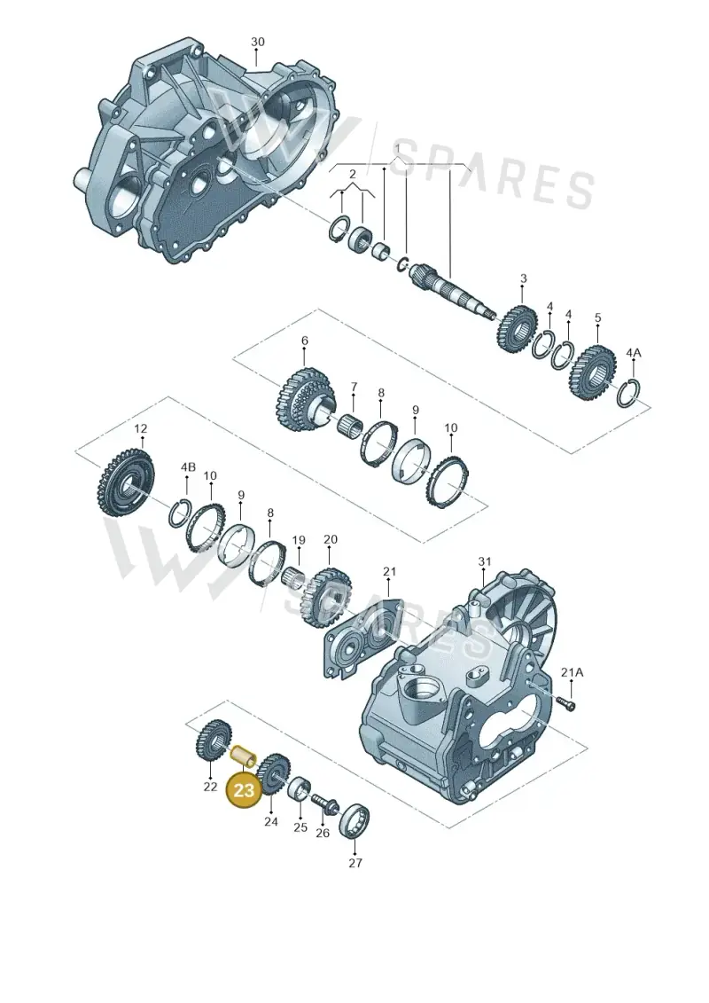 02U311600A — SEAT Arona FR (2017-) diagram 746311220, position 23