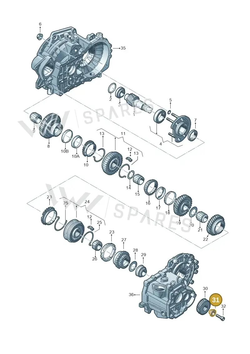 02Z311324 — SEAT Ibiza Stylance (2015-) diagram 201311380, position 31