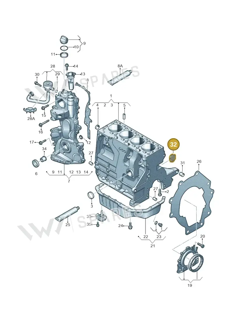 030103037E — SEAT Ibiza Reference (2012-2012) diagram 253103120, position 32