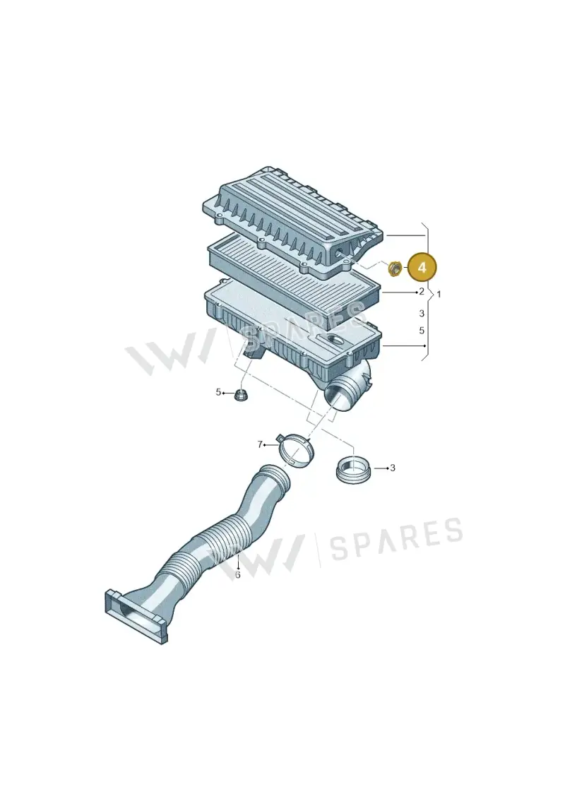 030103638 — SEAT Ibiza Reference (2012-2012) diagram 474129000, position 4