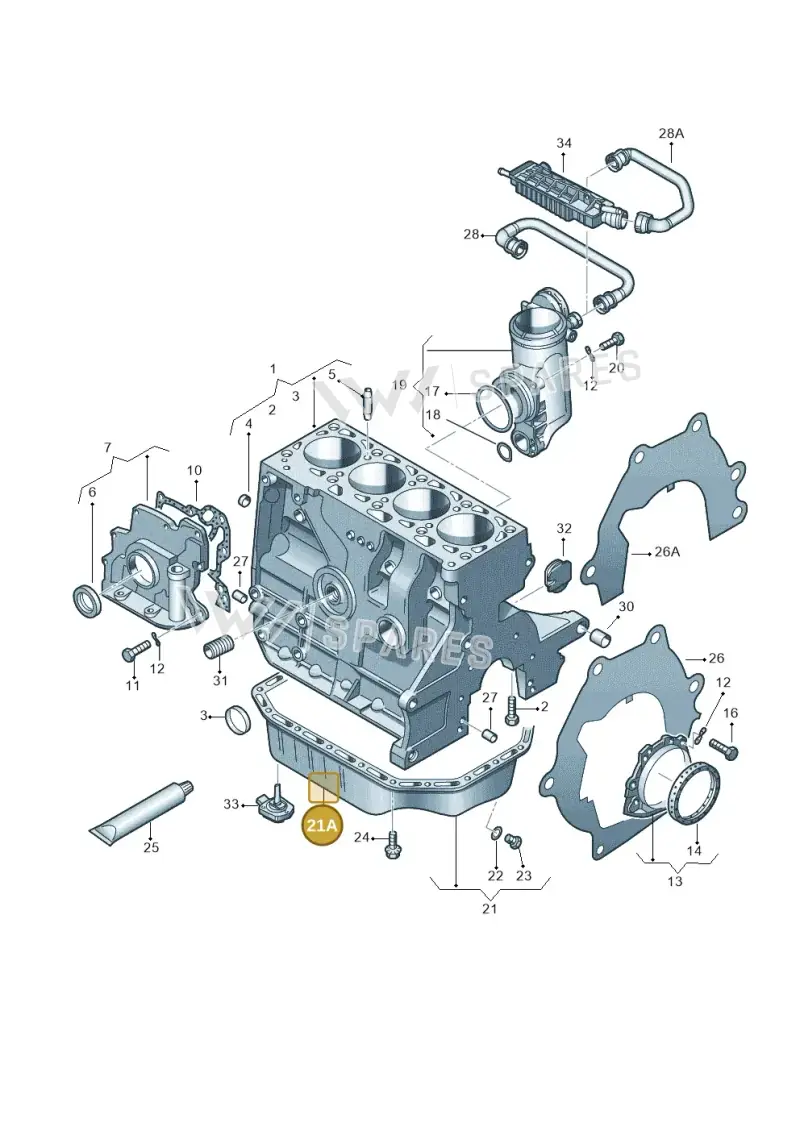 032103603AB — SEAT IBIZA                  06> (2005-) diagram 474103000, position 21A