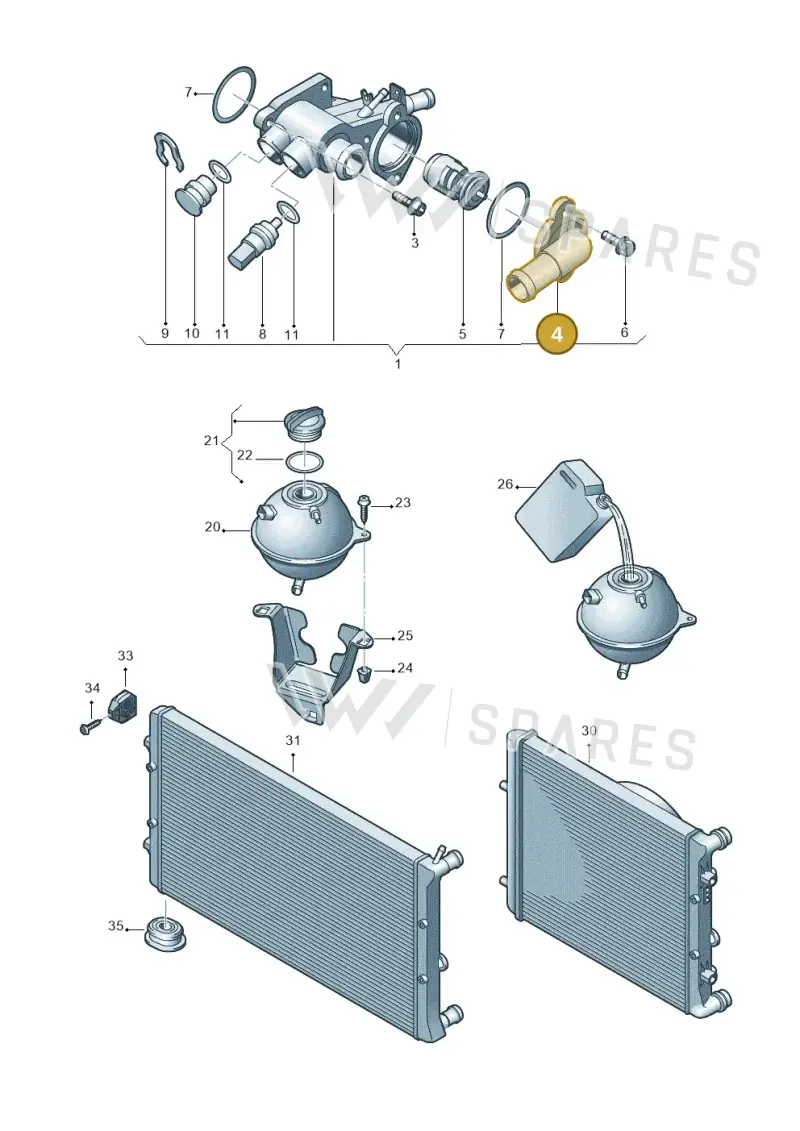 032121121K — SEAT Ibiza Reference (2012-2012) diagram 672121820, position 4