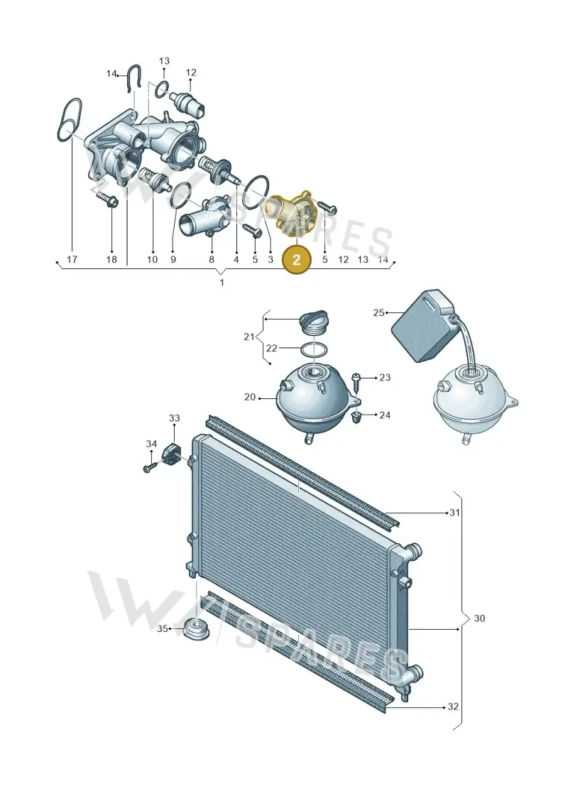 032121121K — SEAT Altea XL Reference (2013-2013) diagram 409121700, position 2