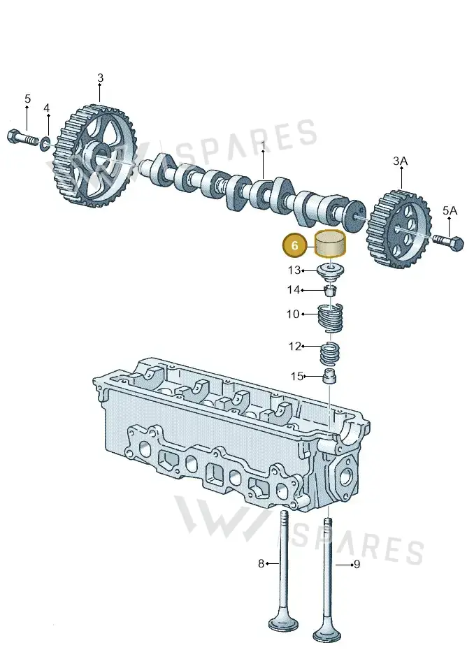 034109309AD — SEAT AROSA (2003-2004) diagram 121109050, position 6