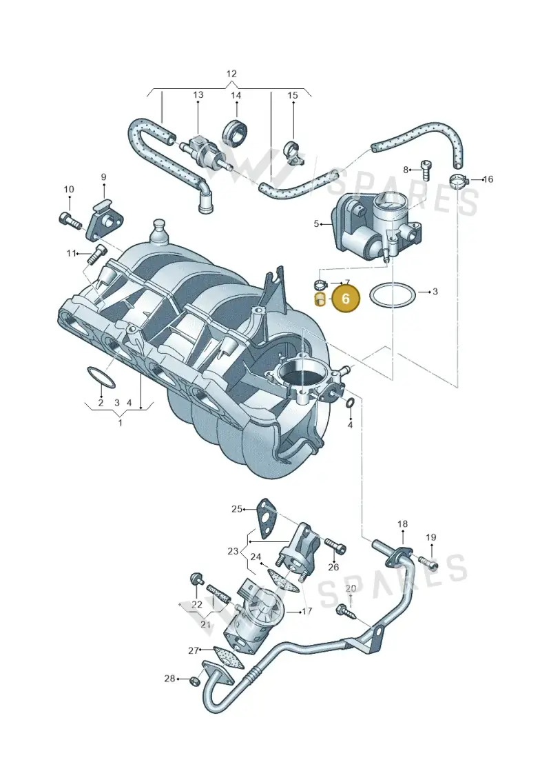 035133335 — SEAT IBIZA                  06> (2005-) diagram 253133320, position 6