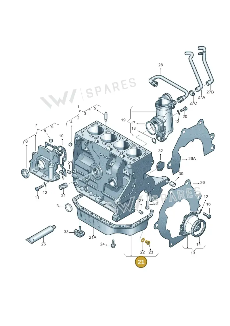 036103601AC — SEAT CORDOBA/SE241 (2002-2005) diagram 253103000, position 21