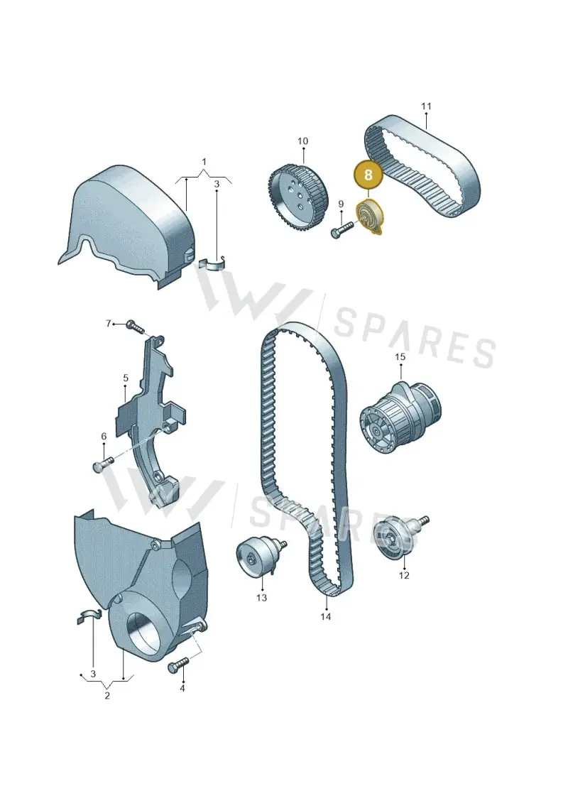 036109243AG — SEAT Altea XL Reference (2010-2013) diagram 729109530, position 8