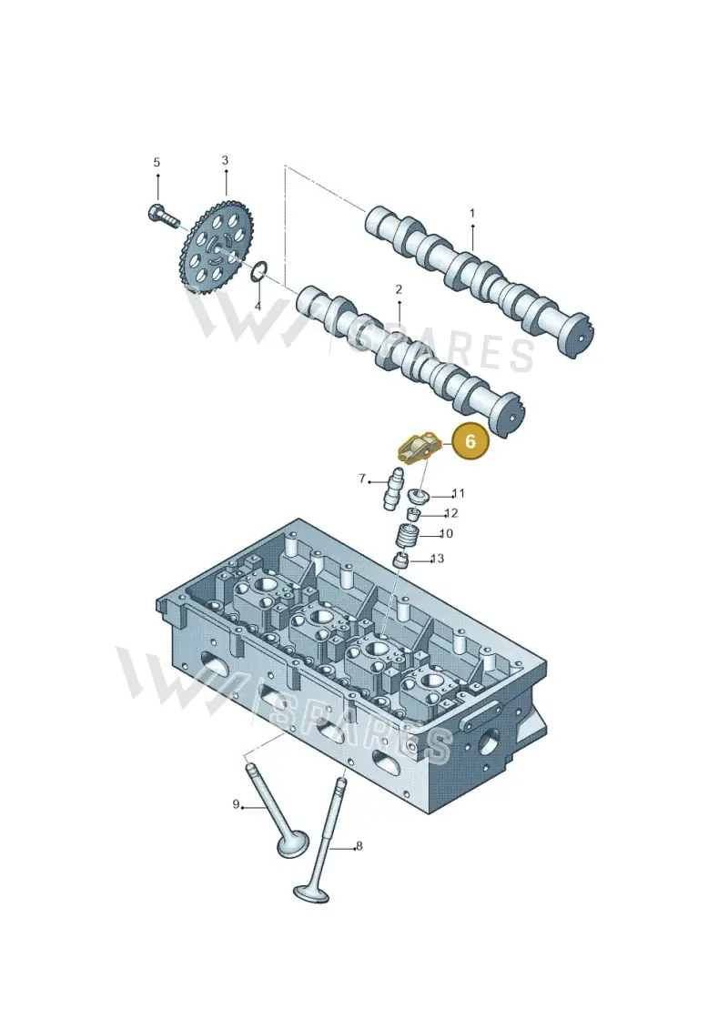 036109411D — SEAT Toledo Reference (2012-2015) diagram 253109050, position 6