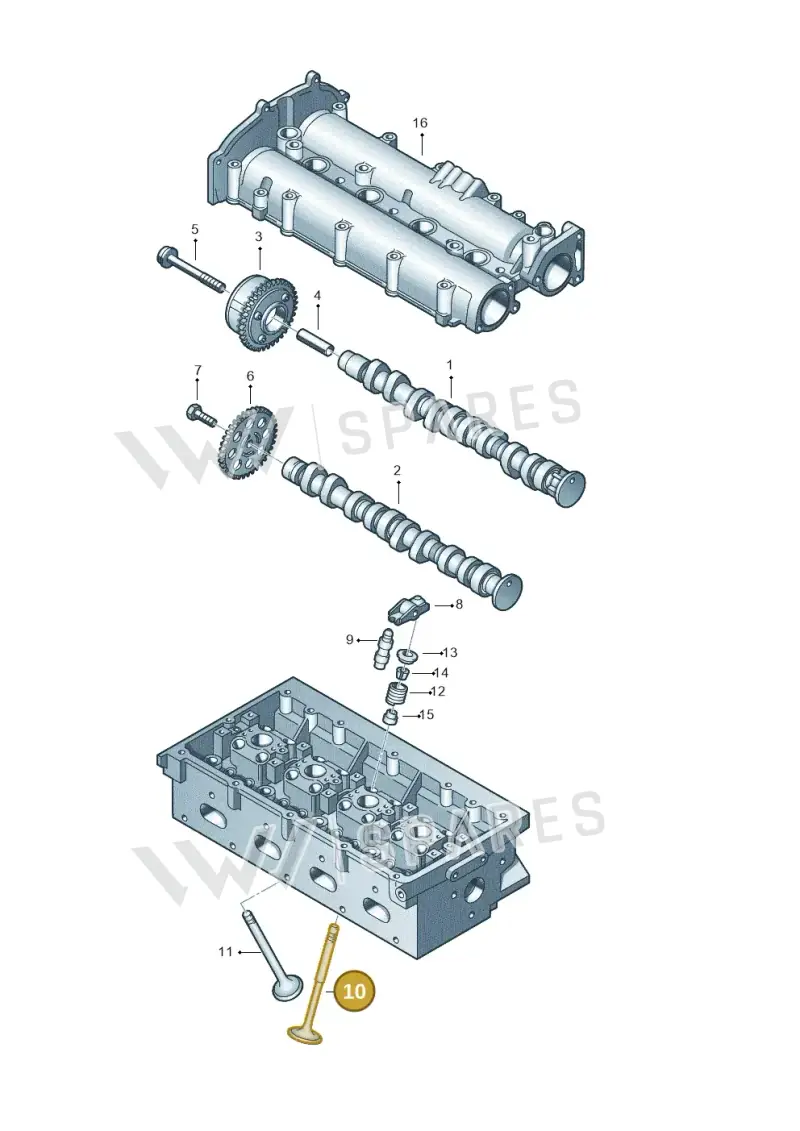 036109601AL — SEAT Toledo Reference (2012-2015) diagram 409109150, position 10