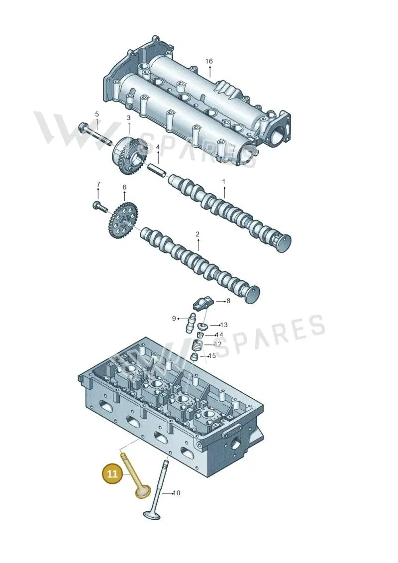 036109611AE — SEAT Ibiza Reference (2012-2012) diagram 409109150, position 11