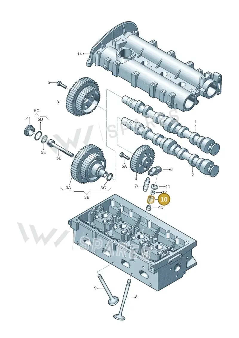 036109623N — SEAT Ibiza Reference (2012-2012) diagram 194109020, position 10