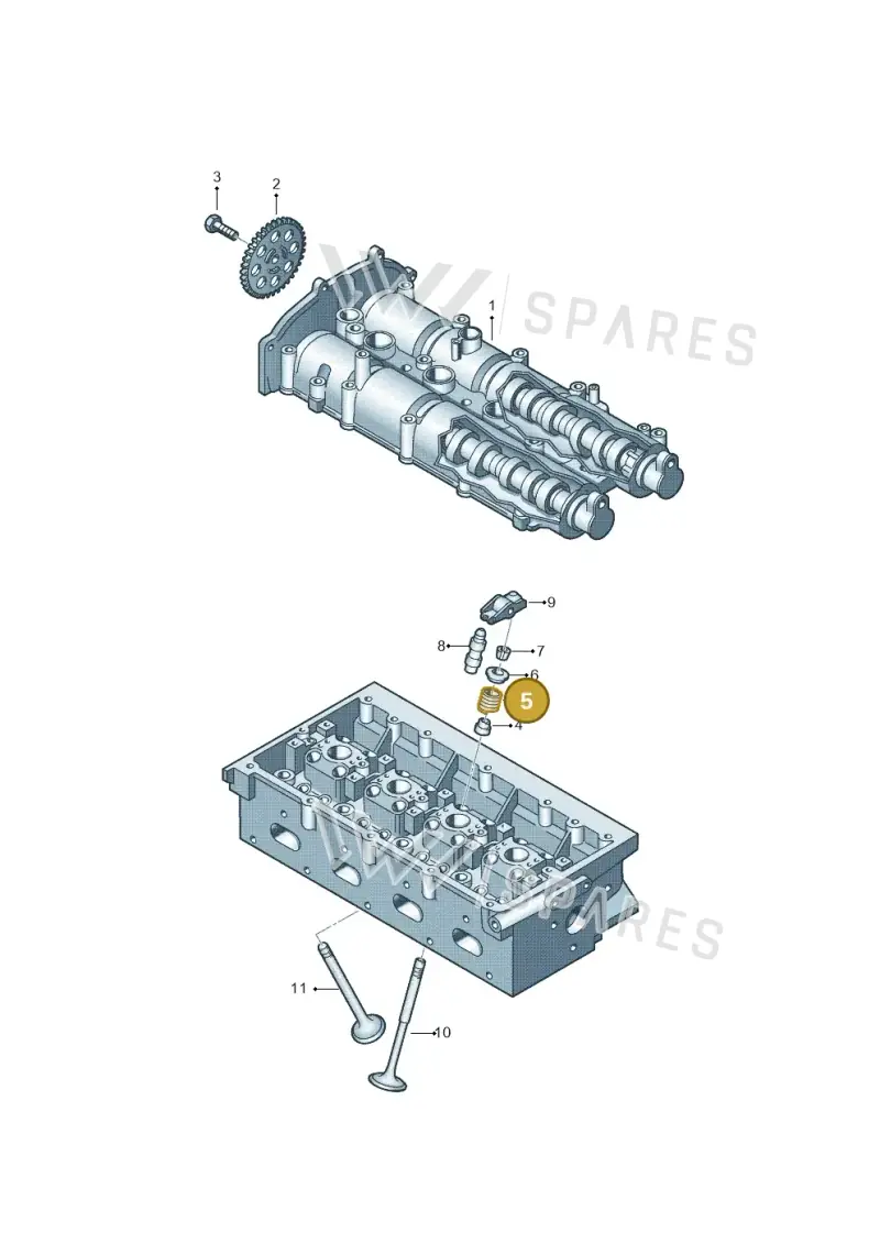 036109623N — SEAT Toledo Reference (2012-2015) diagram 678109200, position 5