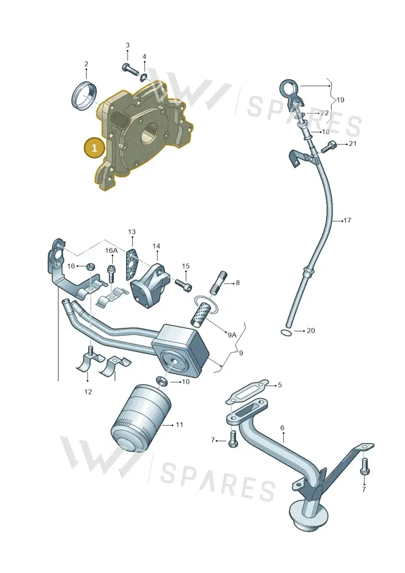 036115105D — SEAT TOLEDO/LEON/LEON-4 (2001-2006) diagram 194115070, position 1