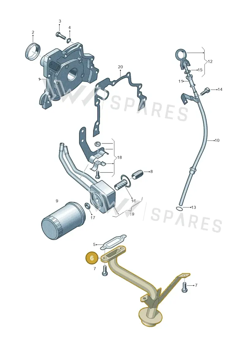 036115251AJ — SEAT Ibiza Reference (2012-2012) diagram 194115050, position 6