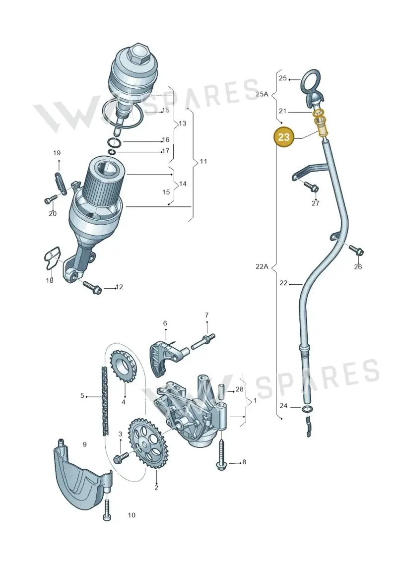 036115636 — SEAT Ibiza Reference (2012-2012) diagram 253115030, position 23
