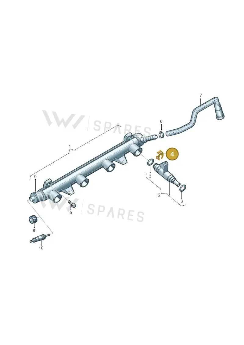 036133047 — SEAT Ibiza Reference (2012-2012) diagram 253133500, position 4