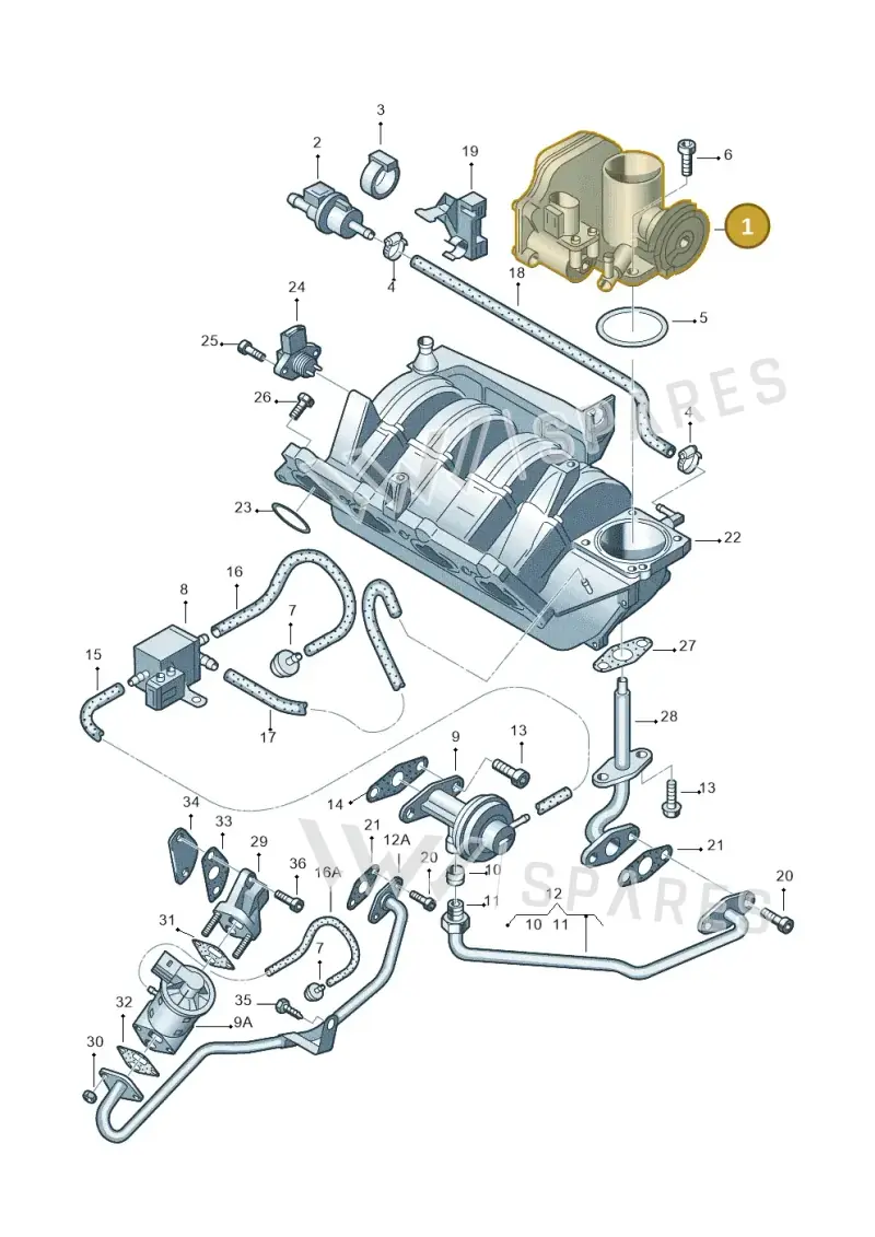 036133062M — SEAT AROSA (2003-2004) diagram 158133240, position 1