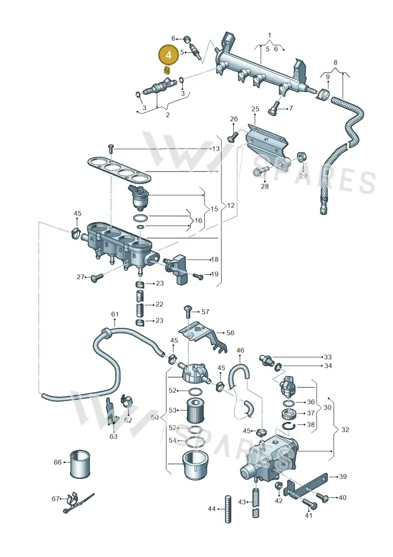 037133047 — SEAT Altea XL Reference (2013-2013) diagram 649133440, position 4