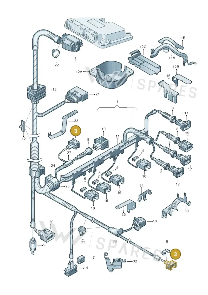 037906240 — SEAT IBIZA                  06> (2005-) diagram 225971050, position 3