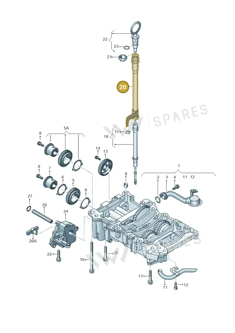 038103663C — SEAT Alhambra (2006-2010) diagram 475115200, position 20