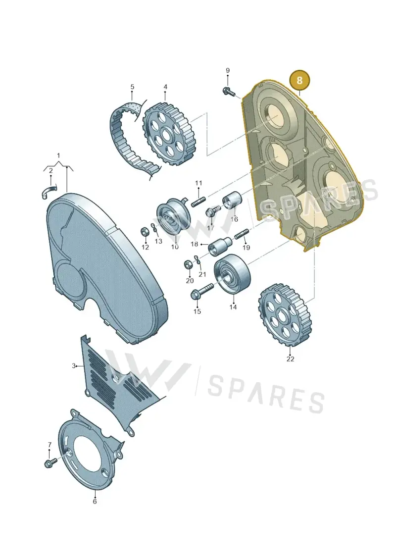 038109145D — SEAT TOLEDO/LEON/LEON-4 (2001-2006) diagram 194109700, position 8